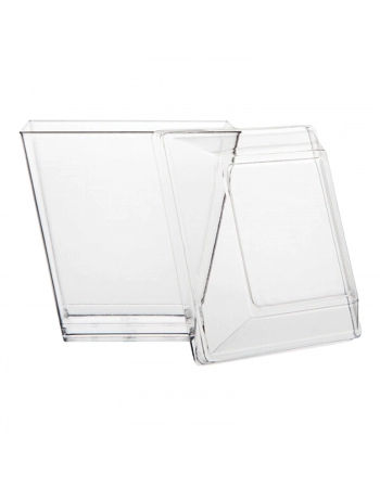 Pote Quadrado para Mousse com Tampa 170mL (PW-48) - WER