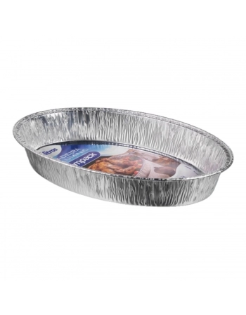 Assadeira de Alumínio Oval 4L (BP40) - BOMPACK