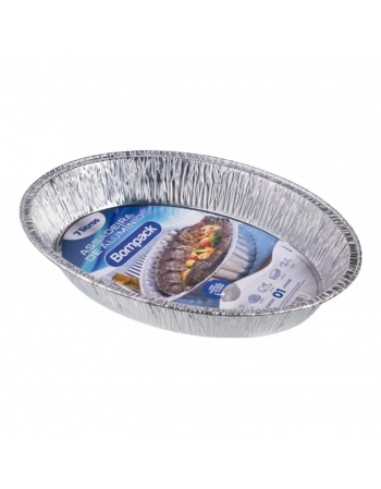 Assadeira de Alumínio Oval 7L (BP70) - BOMPACK