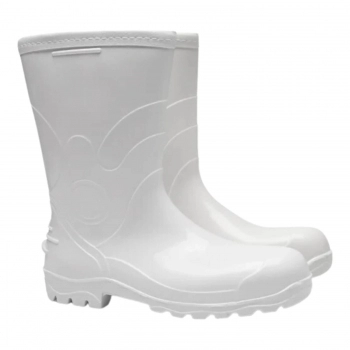 BOTA BRANCA CANO CURTO N.43