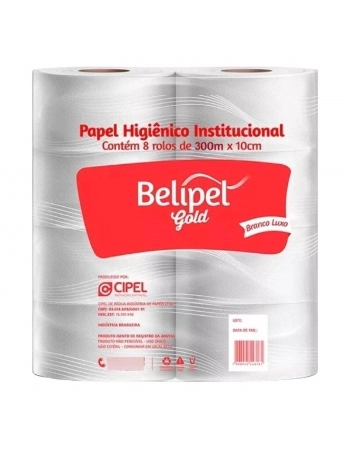 Papel Higiênico Rolão Luxo 8x300m - BELIPEL