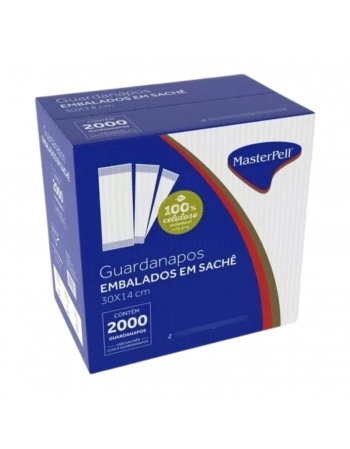 Guardanapo Embalado Sachet Papel 14x30 - MASTERPELL