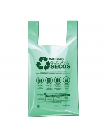 Sacola Sustentável Verde 38x50 1,8Kg - DONNOPLAST