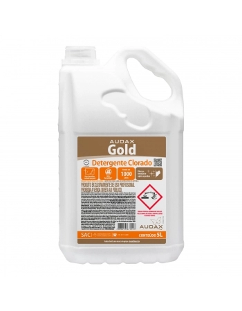 Gold Detergente Clorado 5L - AUDAX