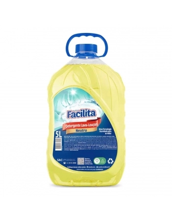 Facilita Lava Louças Neutro 5L - AUDAX