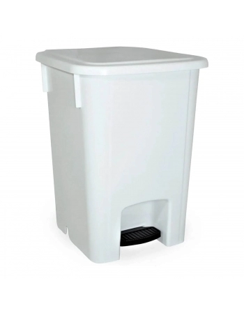 Lixeira com Pedal Branca 100L - BRALIMPIA