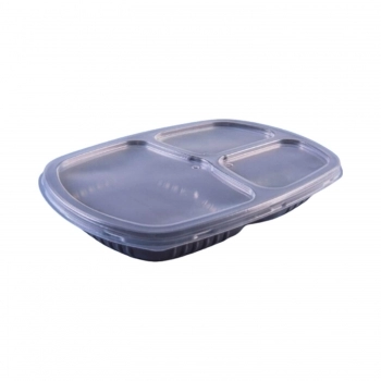 TH-GALVANOTEK G-331 PRETA - 3DIV FREEZ/MICRO 850ML C/100 - (550808)