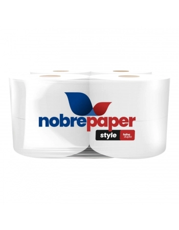 Papel Higiênico Rolão Folha Dupla 8x300m - NOBRE STYLE