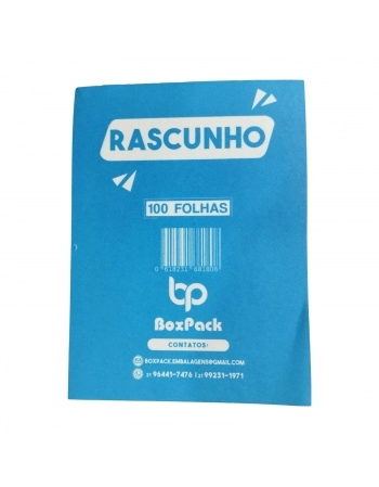Bloco para Comanda Rascunho