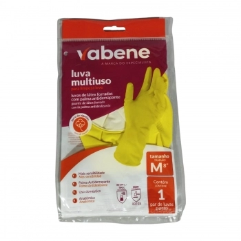 LUVA MULTIUSO AMARELA M - VABENE