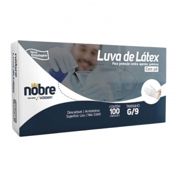 LUVA (LATEX) GRANDE - COM TALCO (NOBRE)