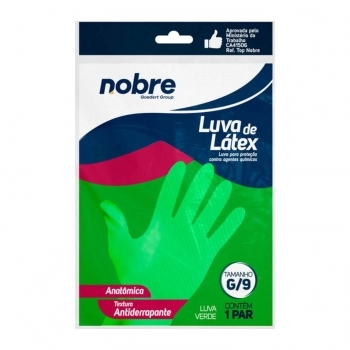 LUVA MULTIUSO VERDE G - NOBRE - CA 41506