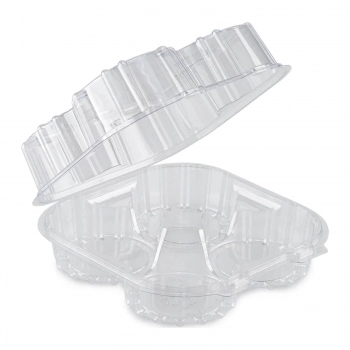 HF - EMBALAGEM P/QUATRO MUFFINS C/100 - F14/4A