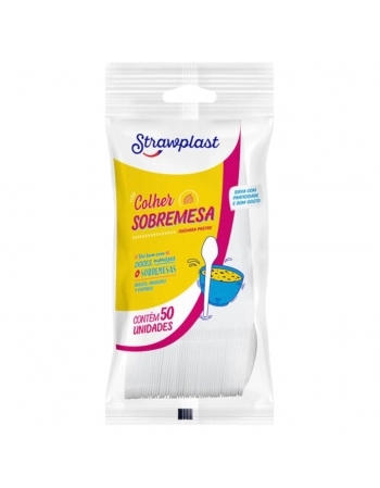COLHER SOBREMESA BRANCO - PRAFESTA (9956)