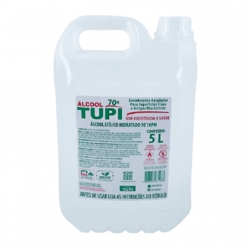 ALCOOL DESINFETANTE 70 5LTS - TUPI