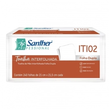 INTERFOLHA F. DUPLA 21X22 C/240 - SANTHER (ITI02)