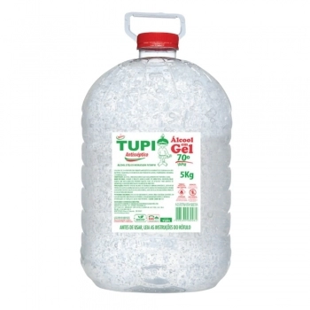 ALCOOL GEL C/5KG - TUPI