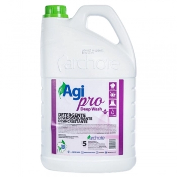AGIPRO DEEP WASH DETERGENTE/DESEGRAX/DESINCRUSTANTE 5LT - ARCHOTE