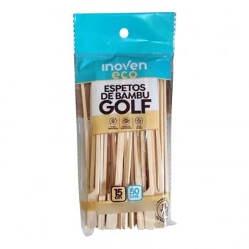 Espeto com Enfeite para Hamburguer (Golf) 15cm - INOVEN