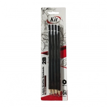 Lápis Grafite Graduado 2B - KIT
