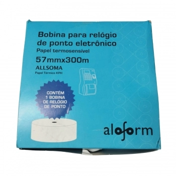 Bobina Térmica para Ponto Eletrônico 57x300
