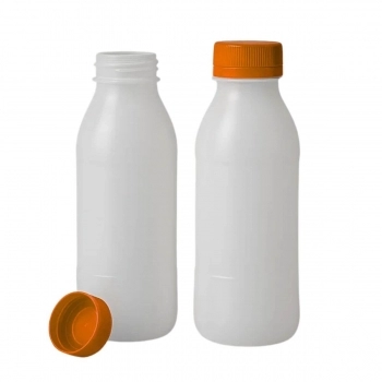 GARRAFINHA 300ML C/100 - REDONDO (LEITOSA)