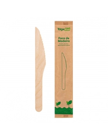 Faca de Madeira Embalada 165mm - TALGE ECO