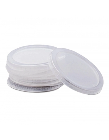 Tampa Plástica 200 para Copo 400mL e Copo 500mL - TOTALPLAST
