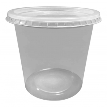 TH-POTE REDONDO 750ML C/TAMPA - TOTALPLAST (KP - 750)
