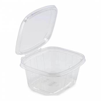 HF - 953 POTE RETANGULAR COM LACRE 480ML - C/100 FIBRAFORM - (G-090)