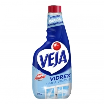 LIMPA VIDRO VEJA VIDREX AZUL REFIL C/ ALCOOL