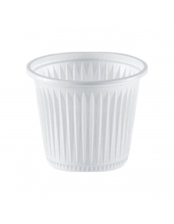 Copo 50mL Branco Estriado - COPAZA