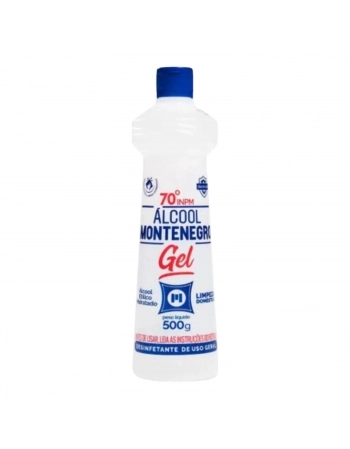 Álcool em Gel Multiuso 500mL - MONTENEGRO