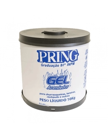 Álcool em Gel Acendedor 10Kg - PRING